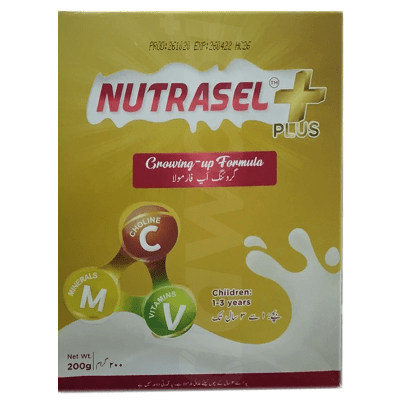 Nutrasel Plus Growing Up Formula Milk Powder 200 gm Soft Pack