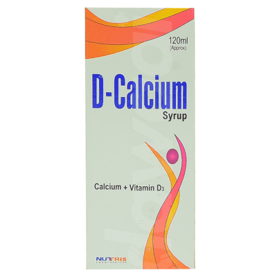 D - Calcium Supplement Syrup 120 ml Bottle