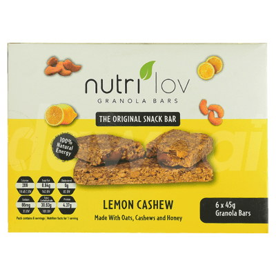 Nutrilov Granola - Lemon Cashew Bars