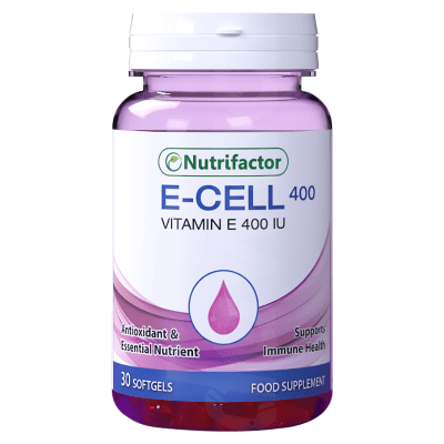 Nutrifactor E-CELL 400 IU 1 x 30's Softgel Capsules Bottle