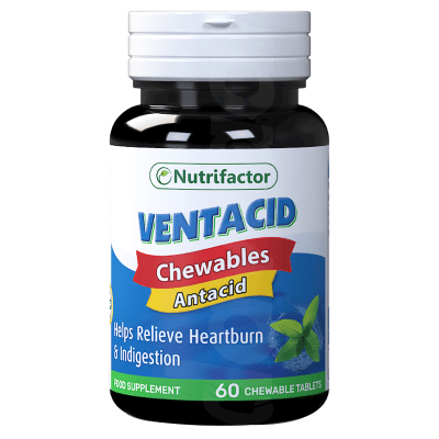 Nutrifactor Ventacid 1 x 60's Chewable Tablets Bottle