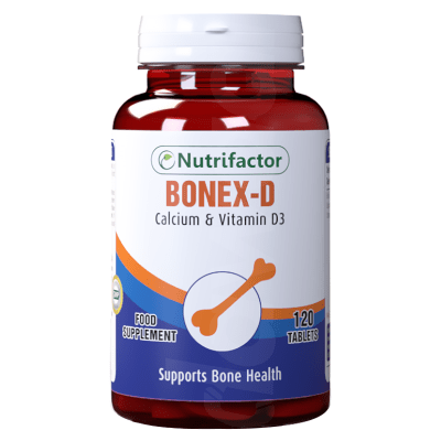 Nutrifactor Bonex-D 1 x 120's Tablets Bottle