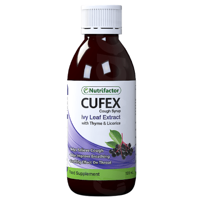 Nutrifactor Cufex 120 ml Syrup Bottle