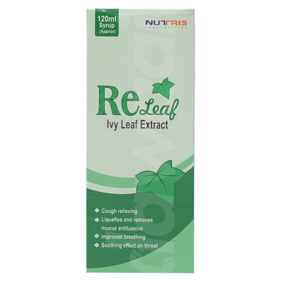 Releaf Ivy Leaf Extract Syrup 120 ml Bottle