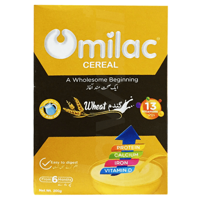 Omilac Wheat Cereal 200 gm Soft Pack