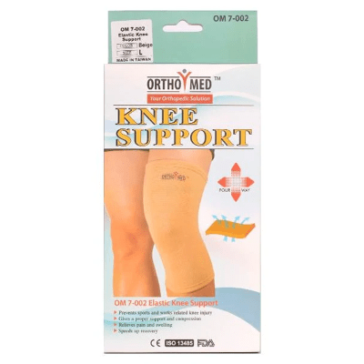 Elastic Knee Support (OM7-002) Color Baige-Size-Medium
