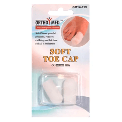 Soft Toe Cap (OM14-019) Color White (1 Pair)