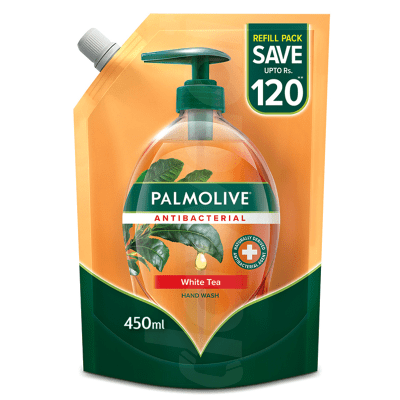 Palmolive Naturals Anti Bacterial Liquid Handwash 450 ml Refill Pouch
