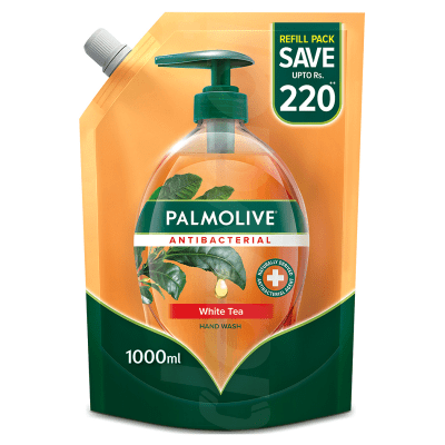 Palmolive Naturals Anti Bacterial Liquid Handwash 1000 ml Refill Pouch
