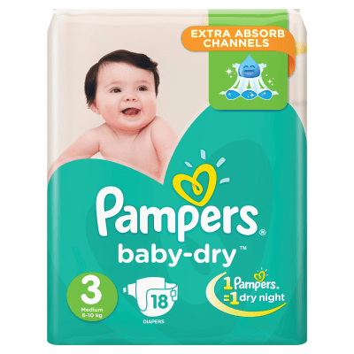 Pampers Value Pack Medium Butterfly (6-10kgs)