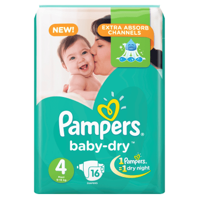 Pampers Value Pack Large Butterfly (9-18kgs)