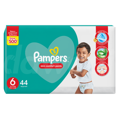 Pampers Mega Pack - Size 6 (14 - 19 Kg) Pants 44 Pcs. Pack