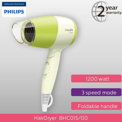 Philips EssentialCare Dryer Compact Lime BHC015/00