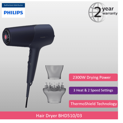 Philips Dryer 5000 ThermoSense 4xION BHD510/03