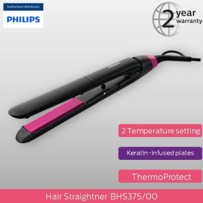 Philips StraightCare Essential ThermoProtect Straightener BHS375/00