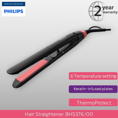 Philips StraightCare Essential ThermoProtect Straightener BHS376/00