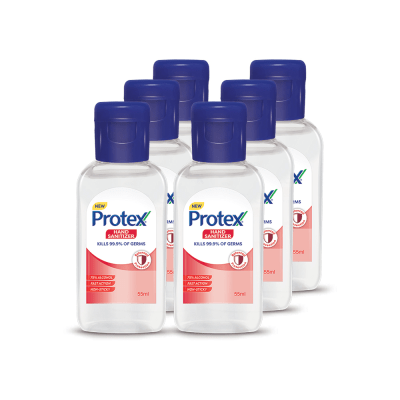 Protex Hand Sanitizer 55 ml x 6 Bottles Pack