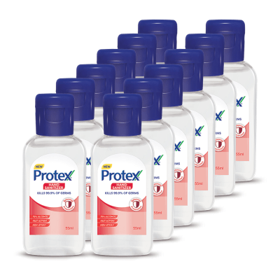 Protex Hand Sanitizer 55 ml x 12 Bottles Pack