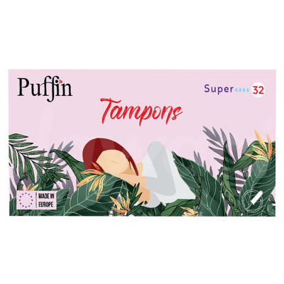 Puffin Super Tampon 32 Pcs. Pack