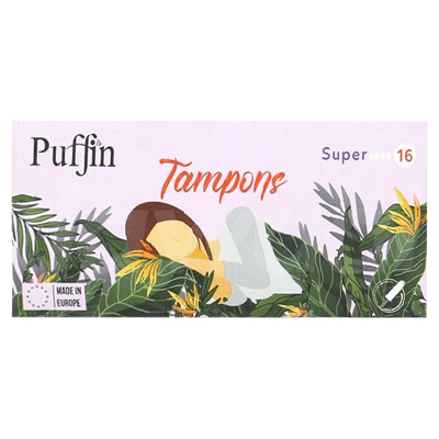 Puffin Super Tampon 16 Pcs. Pack