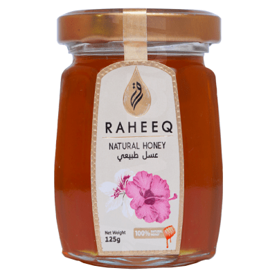 Raheeq Natural Honey 125 gm Bottle