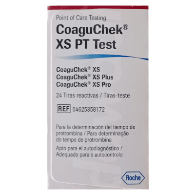 CoaguChek XS (For Patient Self Testing) Blood Coagulation Testing Strip 24 Pcs. Pack