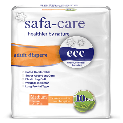 Safa Care Medium - Adult Diapers 10 Pcs. Pack