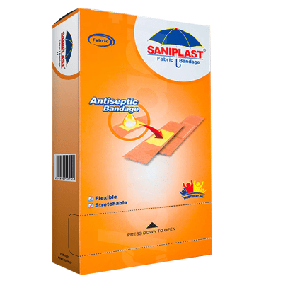 Saniplast Fabric Bandage 100 Pcs. Pack