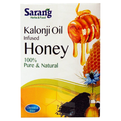 Sarang Kalonji Oil Infused Honey 200 gm Pack