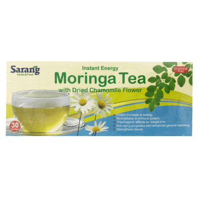 Sarang Chamomile Flower Moringa Tea Bags 30 Pcs. Pack