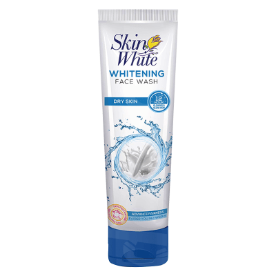 Skin White Dry Skin (Blue) Whitening Face Wash 60 ml Pack