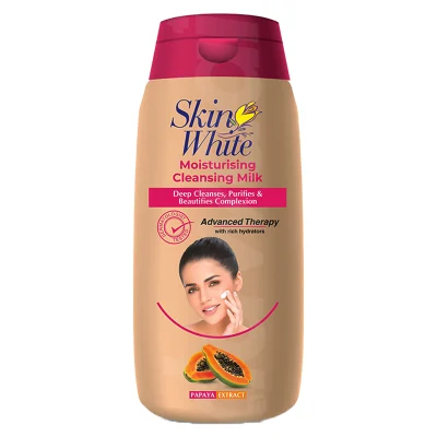 Skin White Moisturizing Cleansing Milk Lotion 150 ml Bottle