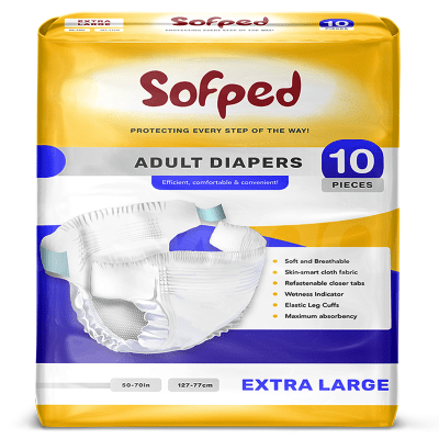 Sofped XL - Adult Diapers 10 Pcs. Pack