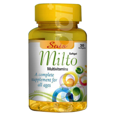 SOIS Milto Multivitamins 1 x 30's Softgel Capsules Jar
