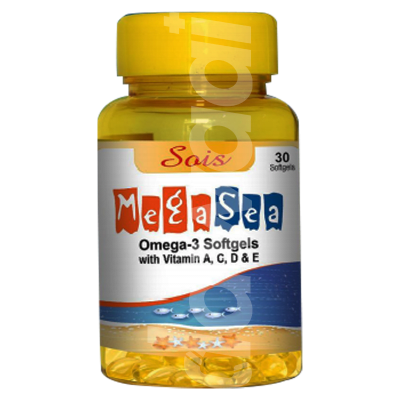 SOIS Mega Sea Supplement 1 x 30's Softgel Capsules Jar