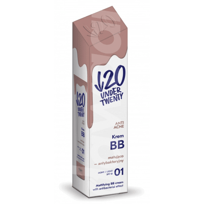 Under 20 Mattifying & Antibacterial SPF 10 - Light 01 BB Cream 60 ml Pack