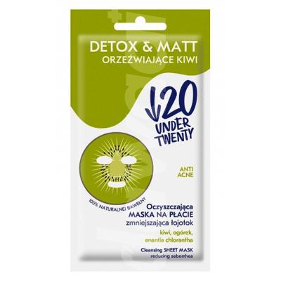 Under 20 Detox & Matt Cleansing Sheet Mask 1 Pcs. Pack