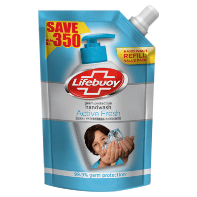Lifebuoy Active Fresh Hand Wash 1000 ml Refill Pouch