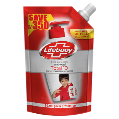 Lifebuoy Total 10 Hand Wash 1000 ml Refill Pouch