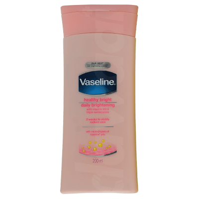 Vaseline Healthy Bright Daily Brightening Lotion 200 ml Bottle