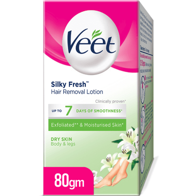 Veet Silky Fresh Sensitive Skin Lotion 80 gm Pack