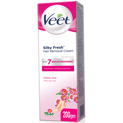 Veet Normal Skin Silk & Fresh Cream 200 gm Pack