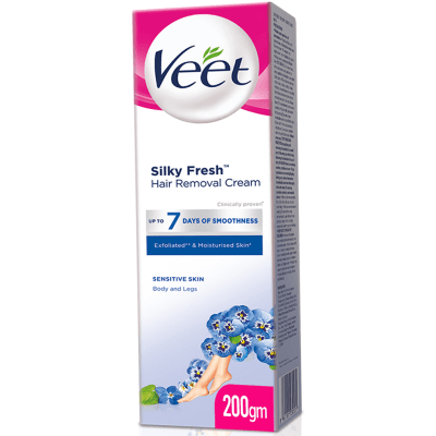 Veet Sensitive Silk & Fresh Cream 200 gm Pack