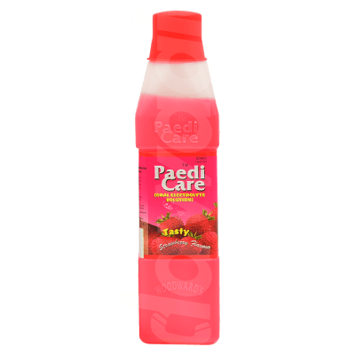 Paedicare Strawberry Oral Electrolyte Solution 500 ml Liquid Bottle