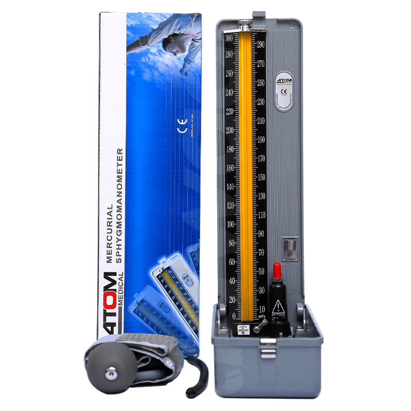 Atom Medical Murcurial Sphygmomanometer 1 Set Pack
