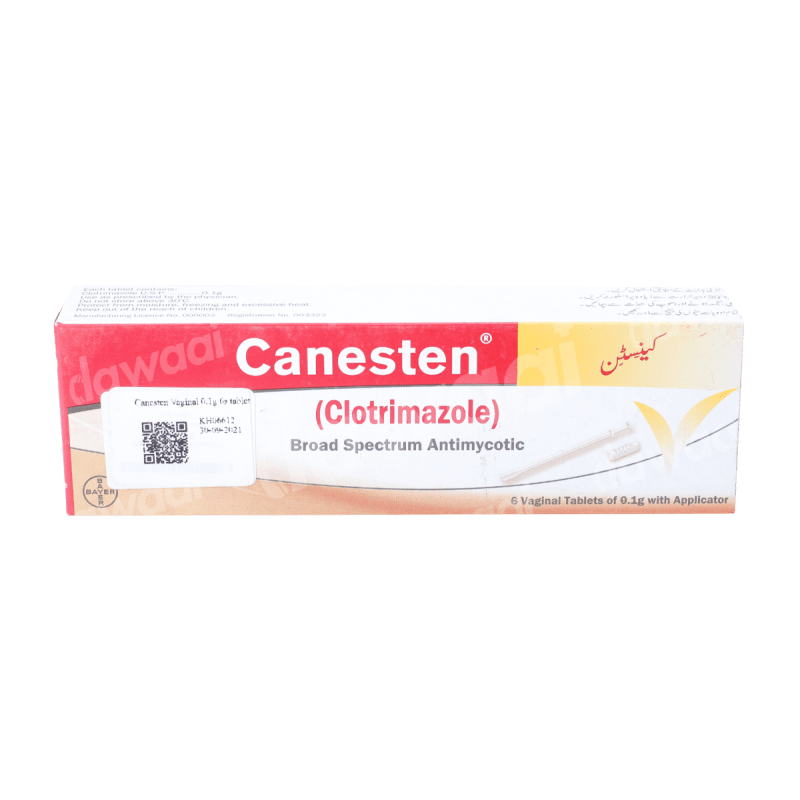 Canesten Vaginal 0.1g 100mg Tablet: View Uses, Side Effects, Price And  Substitutes