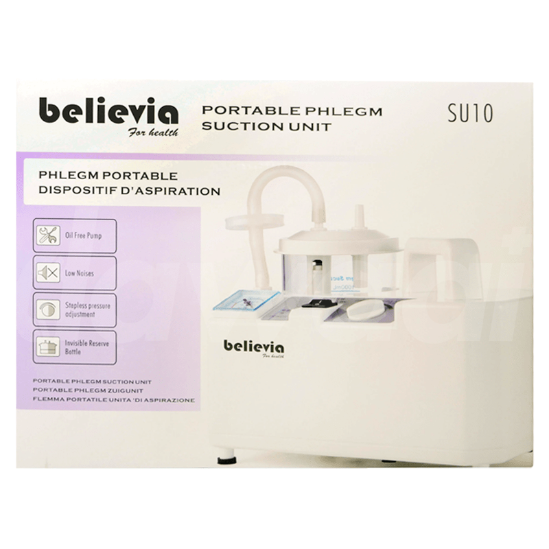 Believia SU-10 Portable Suction Machine 1 Pcs. Pack