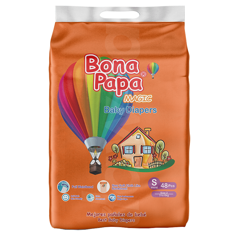 Bona Papa Economy Magic - Small Diapers 48 Pcs. Pack
