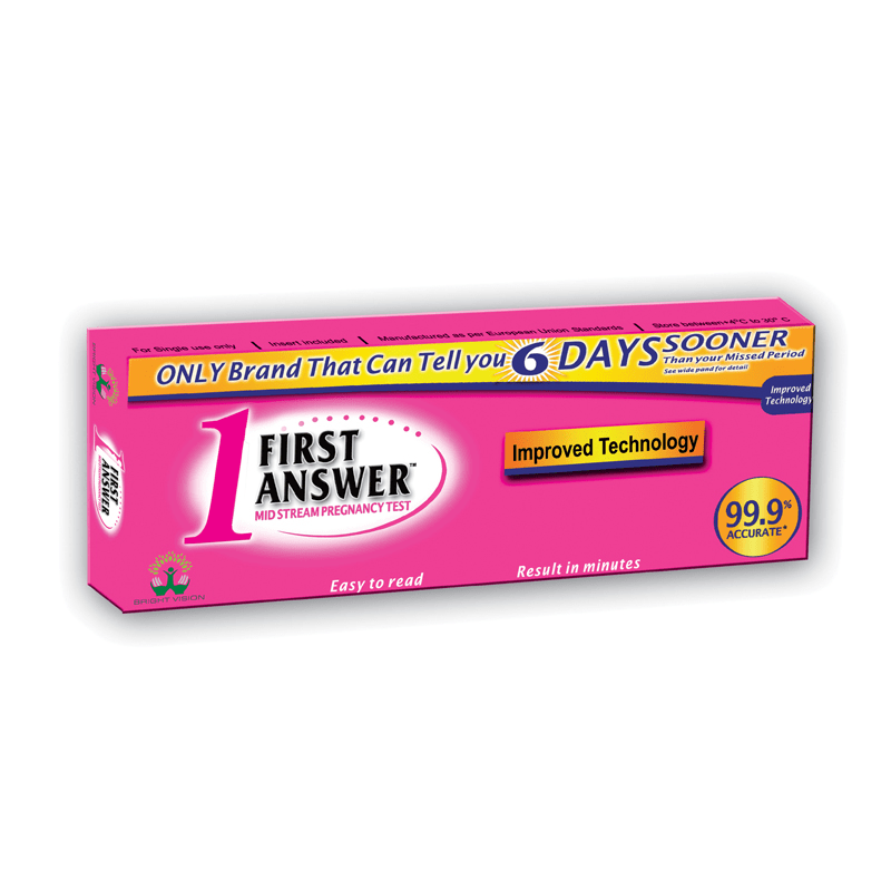 Bright Vision  First Answer Midstream Pregnancy Test