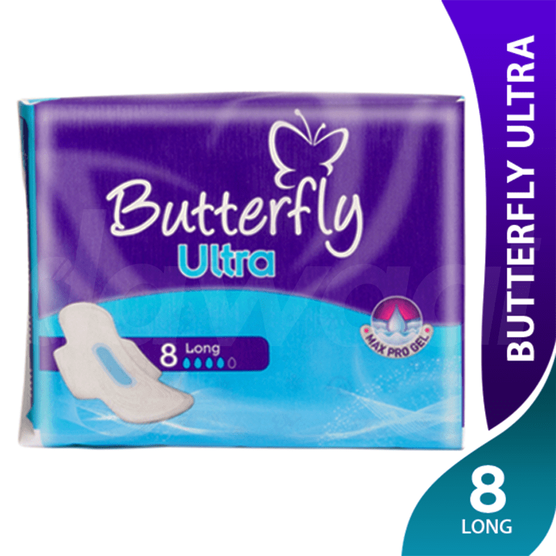 Butterfly Ultra - Large Sanitary Pads 8 Pcs. Pack